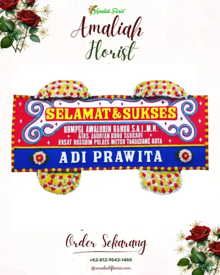 Papan Bunga Ucapan Selamat Pahandut Seberang