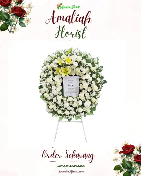 Krans Bunga Duka Pahandut Seberang